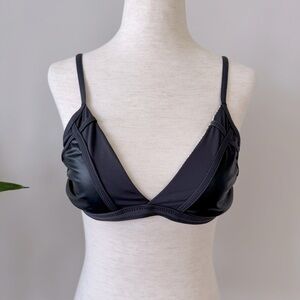 Maaji Shiny Swim Bikini Top Elegant Black